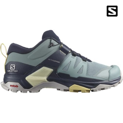 Salomon X Ultra 4 Women's Hiking Shoes Black / Turquoise | CA 43D92